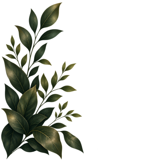 Soft foliage overlay on the left of the What is RENEW panel
